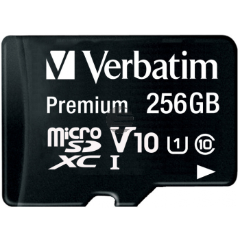 VERBATIM Micro SDXC Card 256GB 44087 with Adapter Class 10. UHS 1