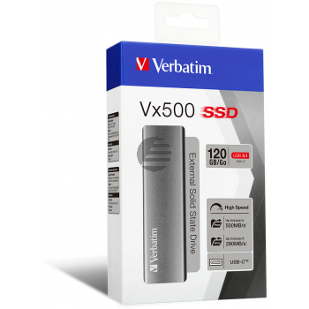 VERBATIM External SSD Drive 120GB 47441 Vx500