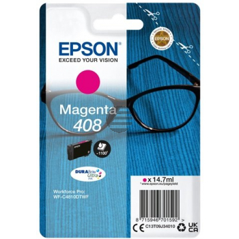 Epson Tintenpatrone magenta (C13T09J44010, 408L)
