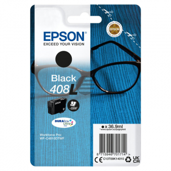 Epson Tintenpatrone schwarz HC (C13T09K14010, 408L)