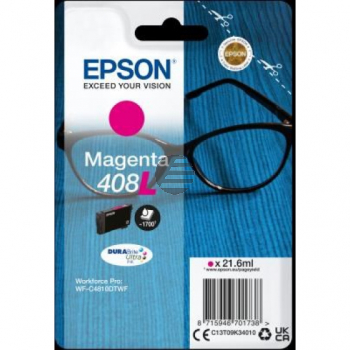 Epson Tintenpatrone magenta HC (C13T09K34010, 408L)