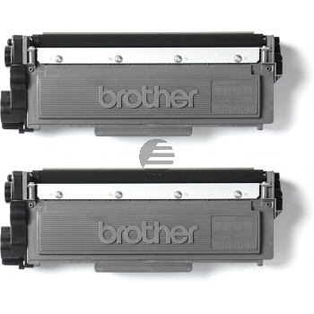 Brother Toner-Kit schwarz (TN-2320TWIN)