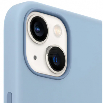 Apple iPhone 13 mini Silicone Case mit MagSafe dunstblau