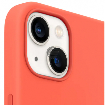 Apple iPhone 13 mini Silicone Case mit MagSafe nektarine