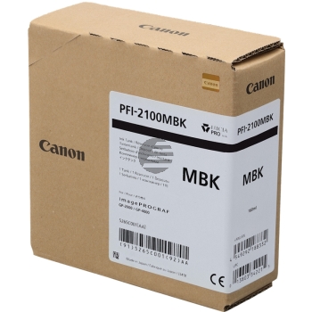 Canon Tintenpatrone schwarz matt SC (5265C001, PFI-2100MBK)