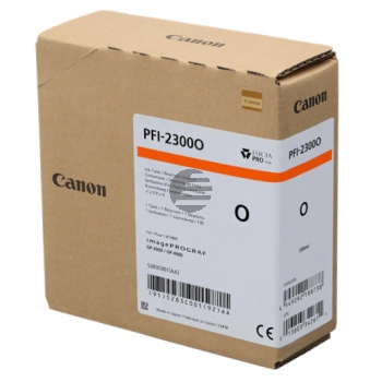 Canon Tintenpatrone orange HC (5283C001, PFI-2300O)