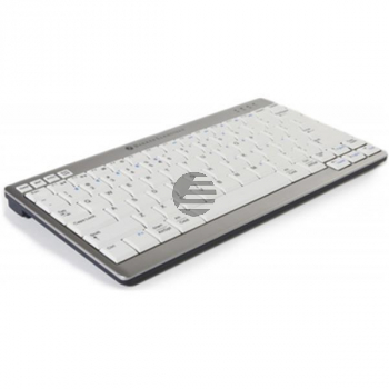 BNEU950WUK BAKKER Ultraboard 950 Tastatur UK kabellos QWERTY silber-weiss