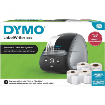 DYMO LABELWRITER 550 VORTEILSPACK Etikettendrucker inkl. 4 Etikettenrollen
