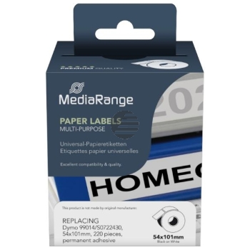 MediaRange Versand-Etiketten weiß 54mm x 101mm (MRDY99014) ersetzt 99014