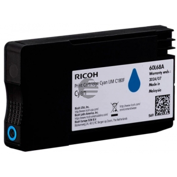 Ricoh Tintenpatrone cyan (408518, 60L68A) Ricoh Tintenpatrone cyan (408518, 60L68A)