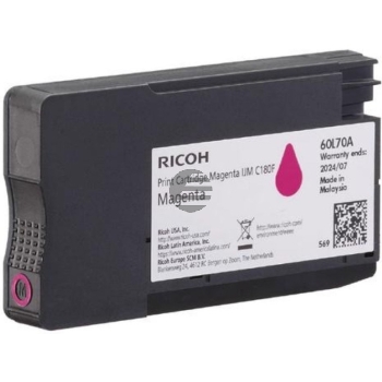Ricoh Tintenpatrone magenta (408519, 60L70A) Ricoh Tintenpatrone magenta (408519, 60L70A)