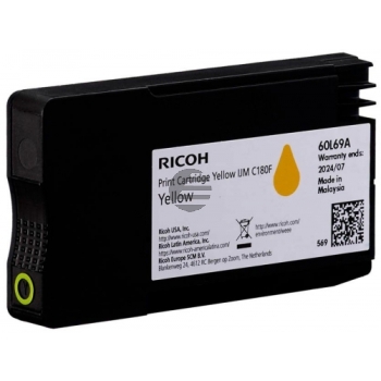 Ricoh Tintenpatrone gelb (408520, 60L69A) Ricoh Tintenpatrone gelb (408520, 60L69A)