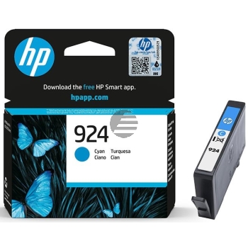 HP Tintenpatrone cyan (4K0U3NE#CE1, 924)