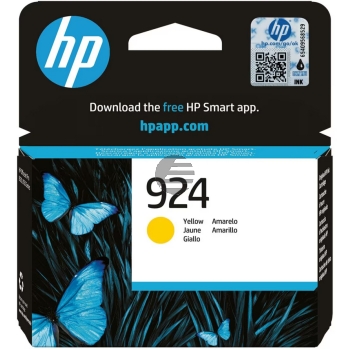 HP Tintenpatrone gelb (4K0U5NE#CE1, 924)