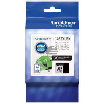 Brother Tintenpatrone schwarz HC (LC-462XLBK)
