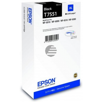 Epson Tintenpatrone schwarz HC (C13T75514N, T7551)