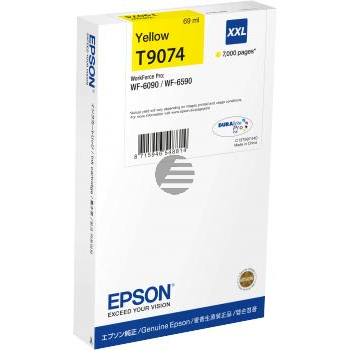Epson Tintenpatrone gelb HC (C13T90744N, T9074)