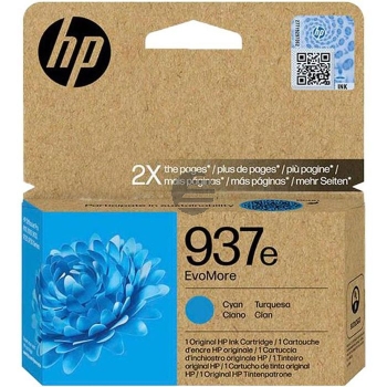 HP Tintendruckkopf EvoMore cyan HC (4S6W6NE#CE1, 937e)