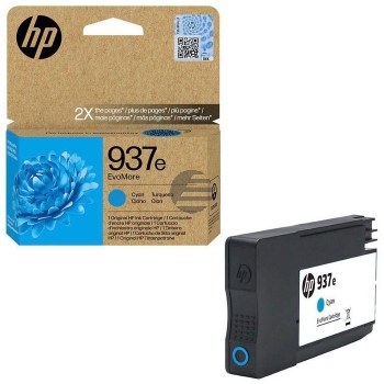 HP Tintendruckkopf EvoMore cyan HC (4S6W6NE#CE1, 937e)