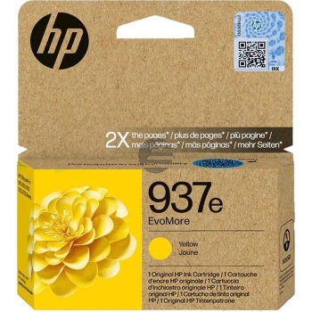 HP Tintendruckkopf EvoMore gelb HC (4S6W8NE#CE1, 937e)