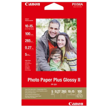 CANON Photo Paper Plus 265g 13x13cm PP2015x5 InkJet glossy II 20 Blatt