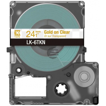 Epson Schriftbandkassette 24mm gold/transparent (C53S672098, LK-6TKN)