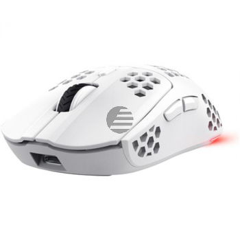 TRUST GXT929W HELOX GAMING MAUS WEISS 25390 6Tasten kabellos rechts