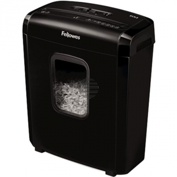 FELLOWES POWERSHRED 6M SCHWARZ 4631101 Mini Cut 4x12mm P4 6Blt