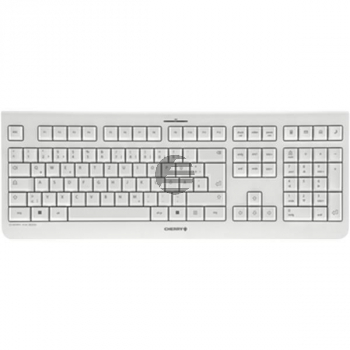 CHERRY KW3000 TASTATUR QWERTZ DE USB JK-3000DE-0 kabellos silent weiss-grau