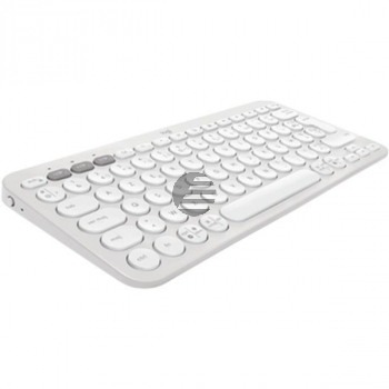 LOGITECH PEBBLE KEYS 2 K380S TASTATUR US 920-011852 Kabel weiss