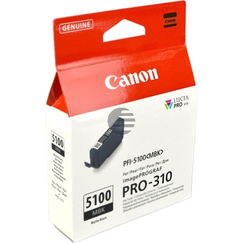 Canon Tintenpatrone schwarz matt (6951C001, PFI-5100MBK) Canon Tintenpatrone schwarz matt (6951C001, PFI-5100MBK)