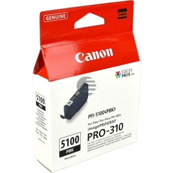 Canon Tintenpatrone photo schwarz (6952C001, PFI-5100PBK) Canon Tintenpatrone photo schwarz (6952C001, PFI-5100PBK)
