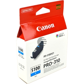 Canon Tintenpatrone cyan (6953C001, PFI-5100C) Canon Tintenpatrone cyan (6953C001, PFI-5100C)