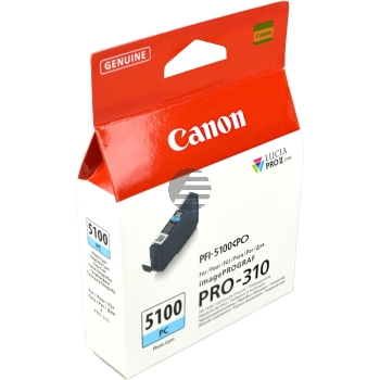 Canon Tintenpatrone photo cyan (6956C001, PFI-5100PC) Canon Tintenpatrone photo cyan (6956C001, PFI-5100PC)