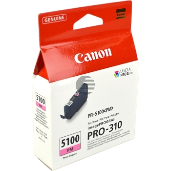 Canon Tintenpatrone photo magenta (6957C001, PFI-5100PM) Canon Tintenpatrone photo magenta (6957C001, PFI-5100PM)