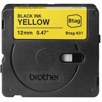 Brother Schriftbandkassette schwarz/gelb (BTAG-631)