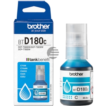 Brother Tintennachfüllfläschchen (tankbenefit) cyan (BT-D180C)