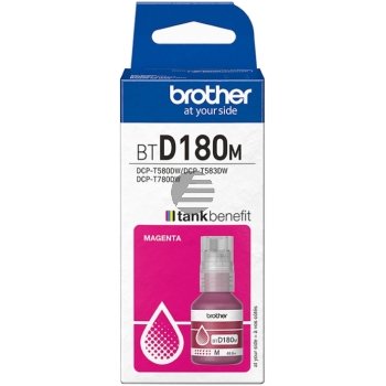 Brother Tintennachfüllfläschchen (tankbenefit) magenta (BT-D180M)