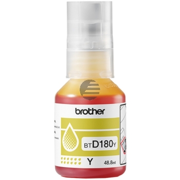 Brother Tintennachfüllfläschchen (tankbenefit) gelb (BT-D180Y)