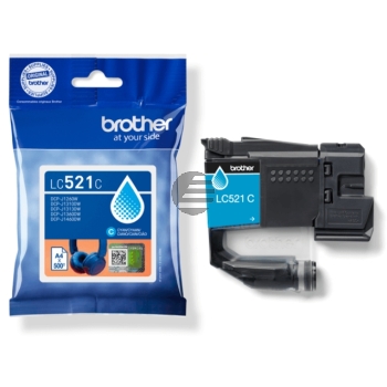 Brother Tintenpatrone cyan (LC-521C)