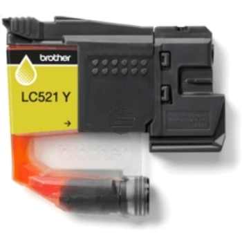 Brother Tintenpatrone gelb (LC-521Y)