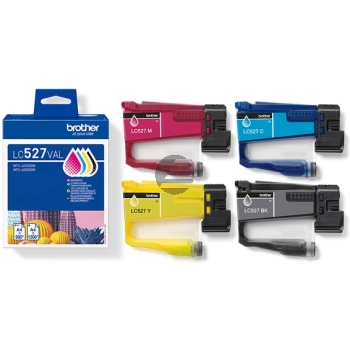 Brother Tintenpatrone gelb, magenta, schwarz, cyan SC (LC-527VAL)