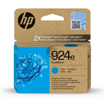 HP Tintendruckkopf EvoMore cyan (4K0U7NE#LS1, 924e)