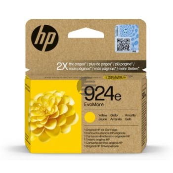 HP Tintendruckkopf EvoMore gelb (4K0U9NE#LS1, 924e)