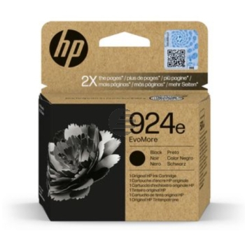 HP Tintendruckkopf EvoMore schwarz (4K0V0NE#LS1, 924e)