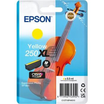 Epson Tintenpatrone gelb HC (C13T16P44010, 250XL)
