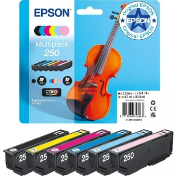 Epson Tintenpatrone gelb, cyan light, magenta light, magenta, schwarz, cyan SC (C13T16N84010, 250)