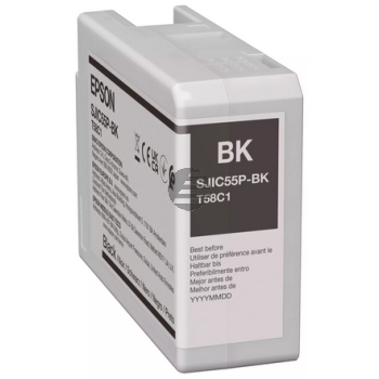Epson Tintenpatrone schwarz (C13T58C140, SJIC55(BK))