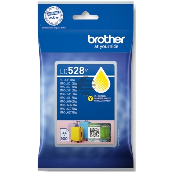 Brother Tintenpatrone gelb SC (LC-528Y)