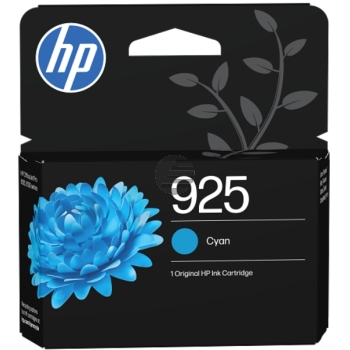 HP Tintenpatrone cyan (4K0V6PE#LS1, 925)